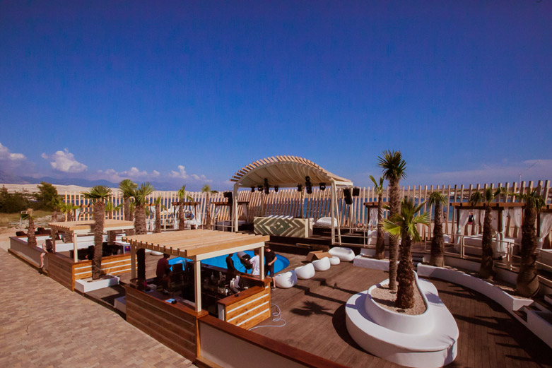 Kalypso Club Zrce Beach — Stimmung am Strand